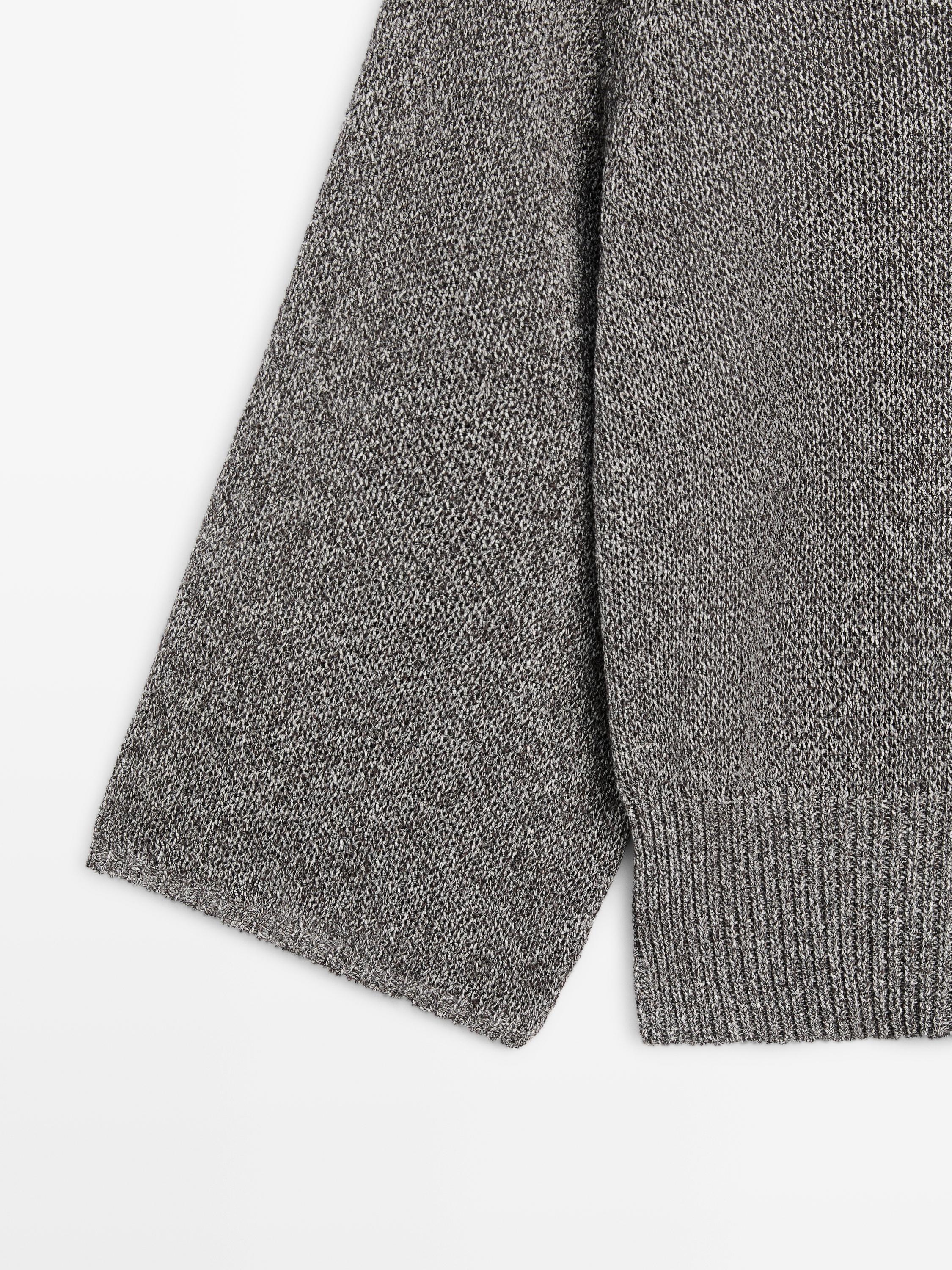 Pull en maille de coton mélang